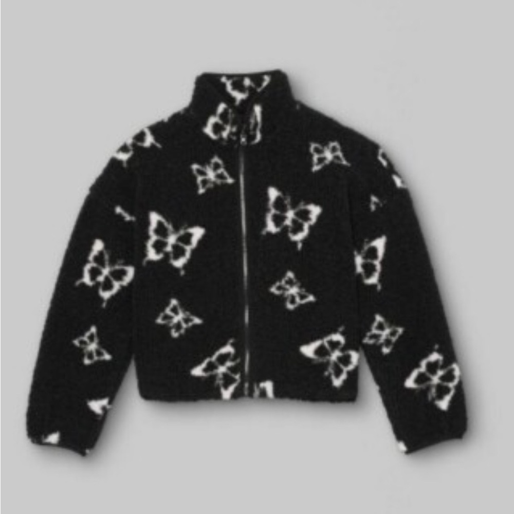 Black and Cream Teddy Jacket